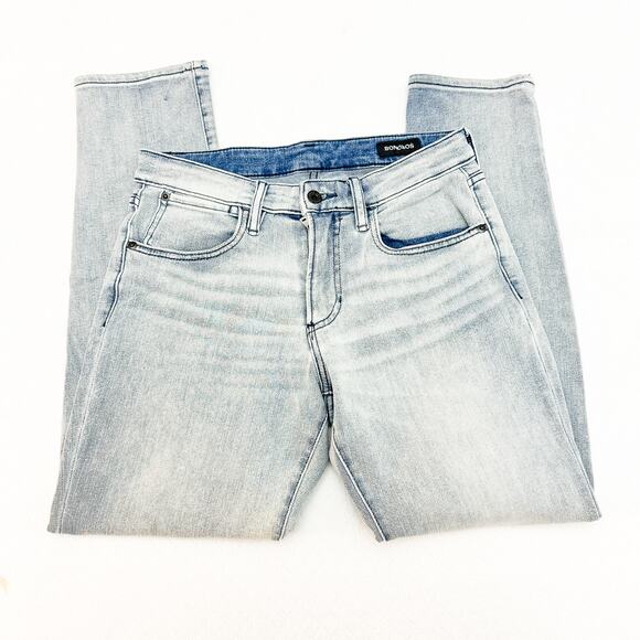 Bonobos Men's Slim Taper Light Wash Denim Jean Pants Stretch Soft Size 29 x 28 - Picture 4 of 8